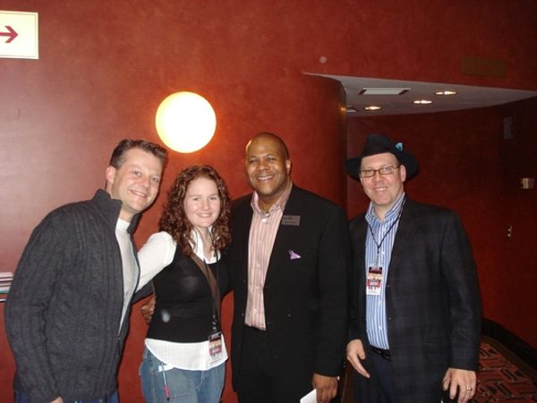 11.	Jeremy Kushnier, Kelly Cameron, Dancap's Jefferson Darrell and Dancap President A Photo